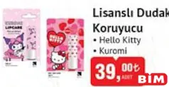 LİSANSLI DUDAK KORUYUCU HELLO KİTTY / KUROMİ